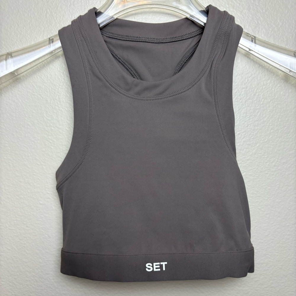 Set active cropped tank sportbody